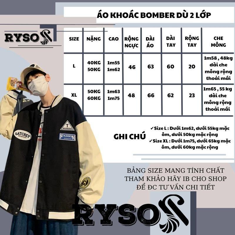 Áo khoác bomber bóng chày form rộng vải dù cao cấp Varsity dáng Unisex nam nữ