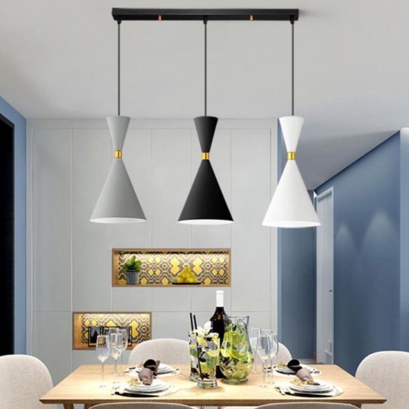 Bộ đèn thả chùm OLASIA tiểu màn thầu phong cách hiện đại, cá tính