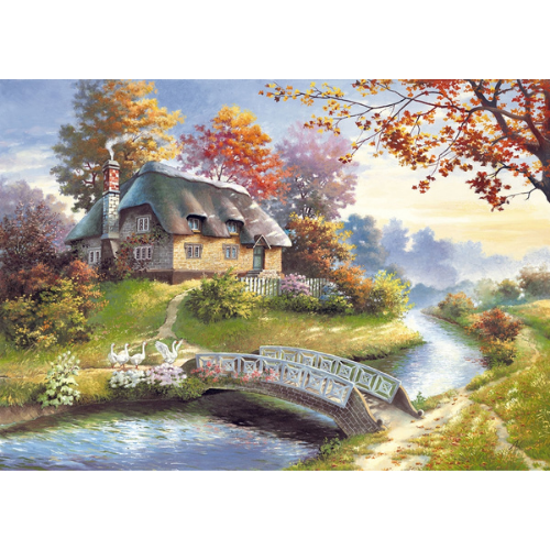 Xếp hình puzzle Cottage 1500 mảnh Castroland C150359