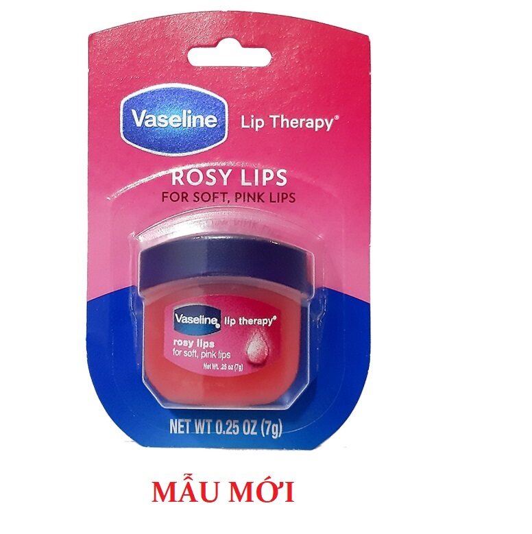 Combo 3 Son Dưỡng Môi Hồng Xinh Vaseline Lip Therapy Rosy Lip (7g)