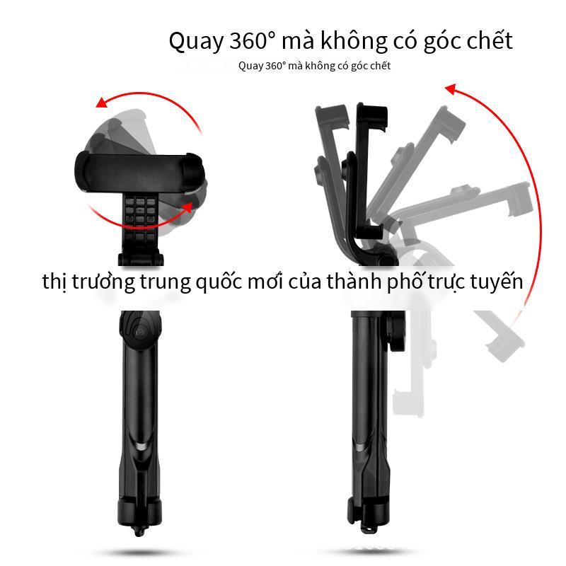 Đảm bảo chất lượng tripod gậy selfie tam giác tích hợp quà tặng điều khiển từ xa bằng thép không gỉ kính thiên văn bluetooth selfie stick điện thoại di động