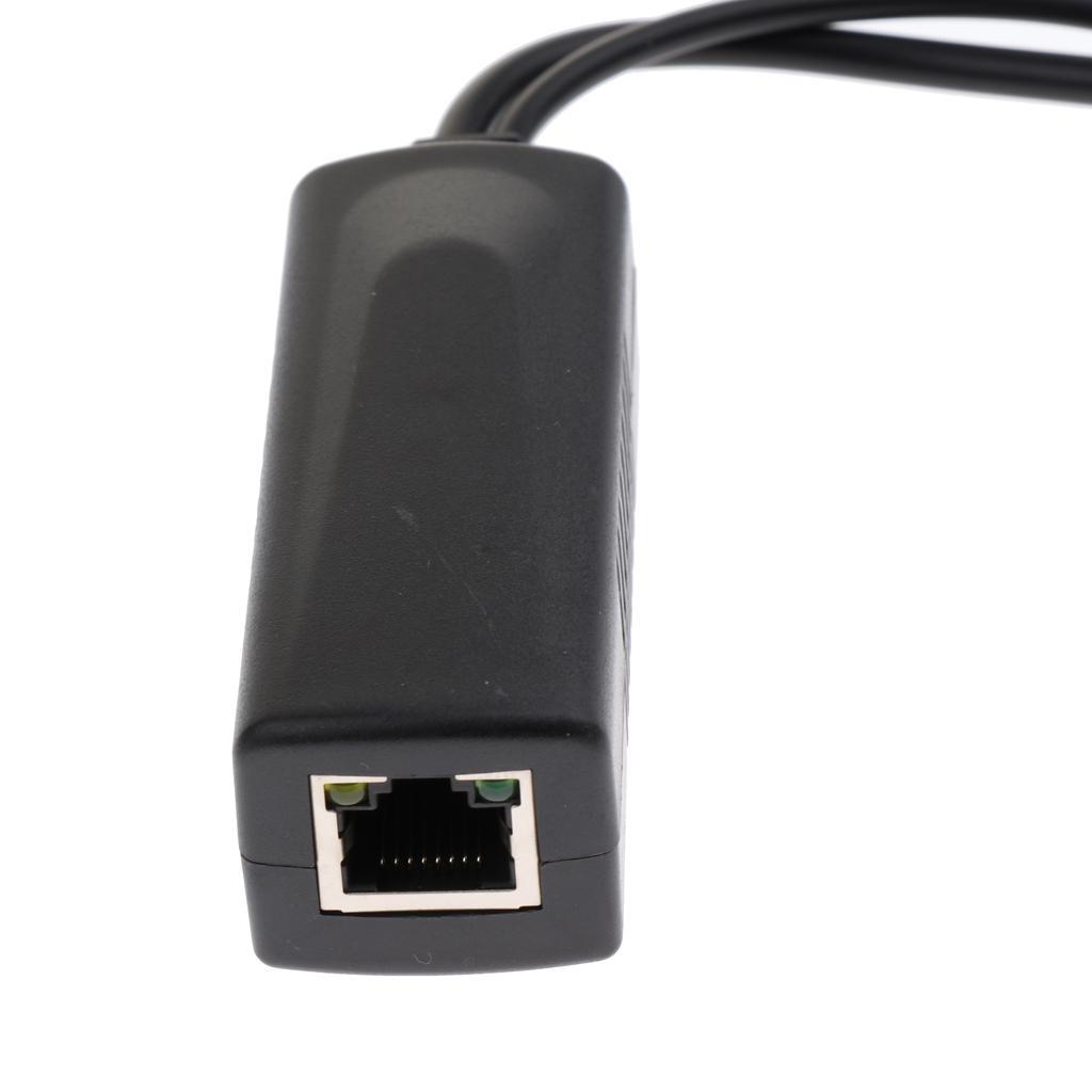 Compliant with  802.3af/at Active PoE Splitter Power Over Ethernet Adapter