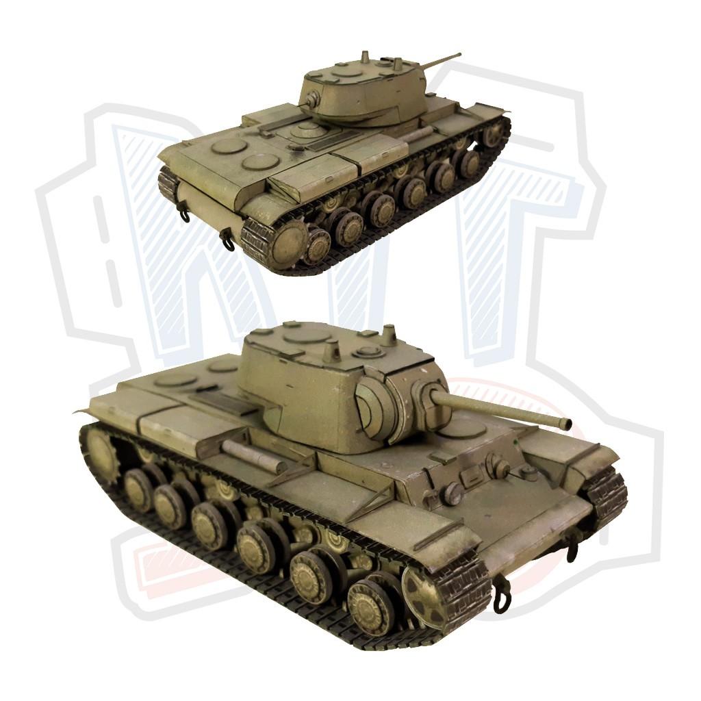 Mô hình giấy Xe tăng quân sự KB-1 – World of Tanks