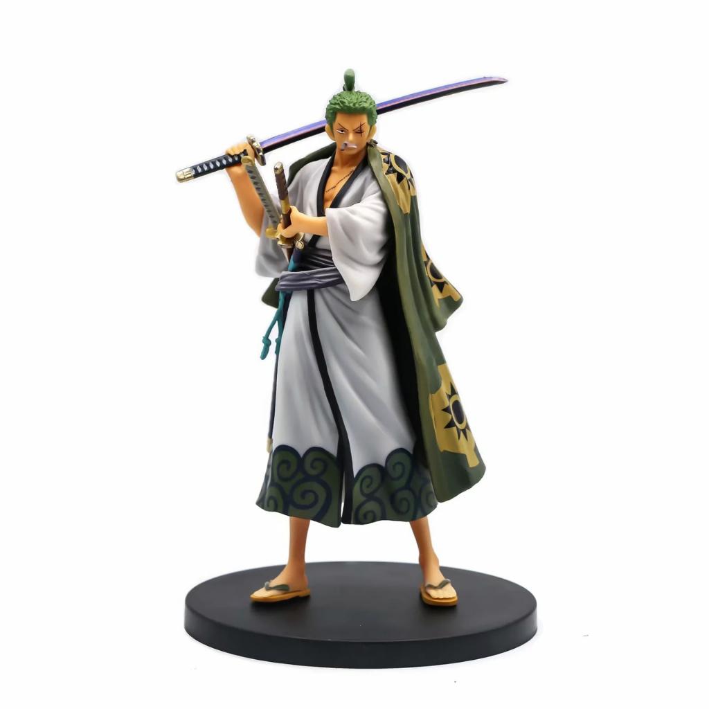 Mô Hình Zoro Wano 17cm Mô hình One Piece Cao Cấp, Figure Mô Hình Anmie One Piece Luffy Vua Hải Tặc