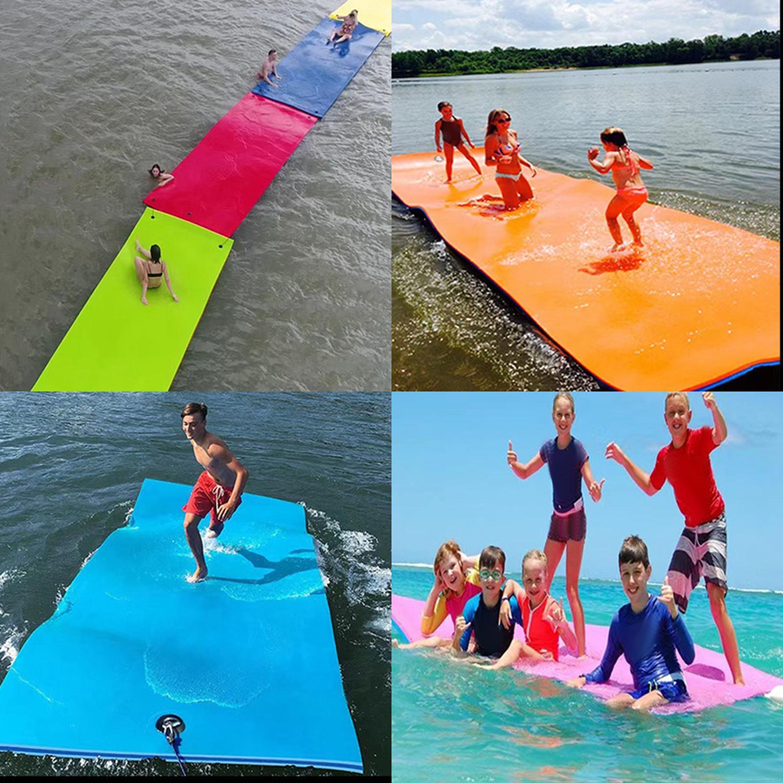 Water Floating Mat Relaxing Portable Lounge Mattress for Beach Boating River