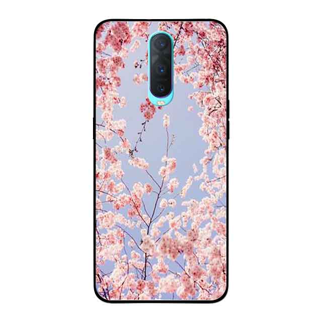 Ốp Lưng in cho Oppo R17 Pro Mẫu Hoa Đào - Hàng Chính Hãng