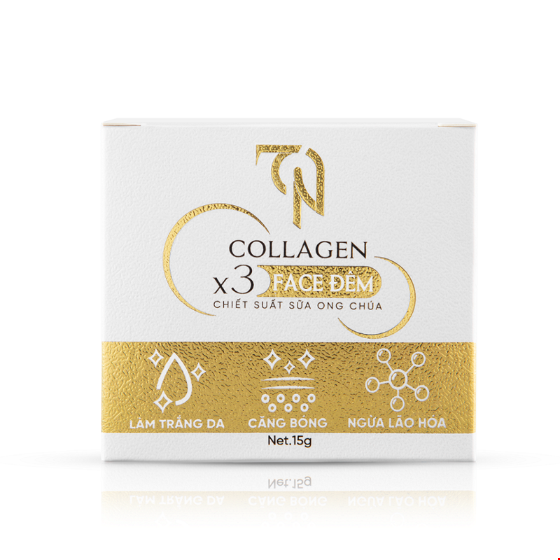 Kem Face Collagen X3 TN Ban Đêm Mỹ Phẩm Đông Anh 15g