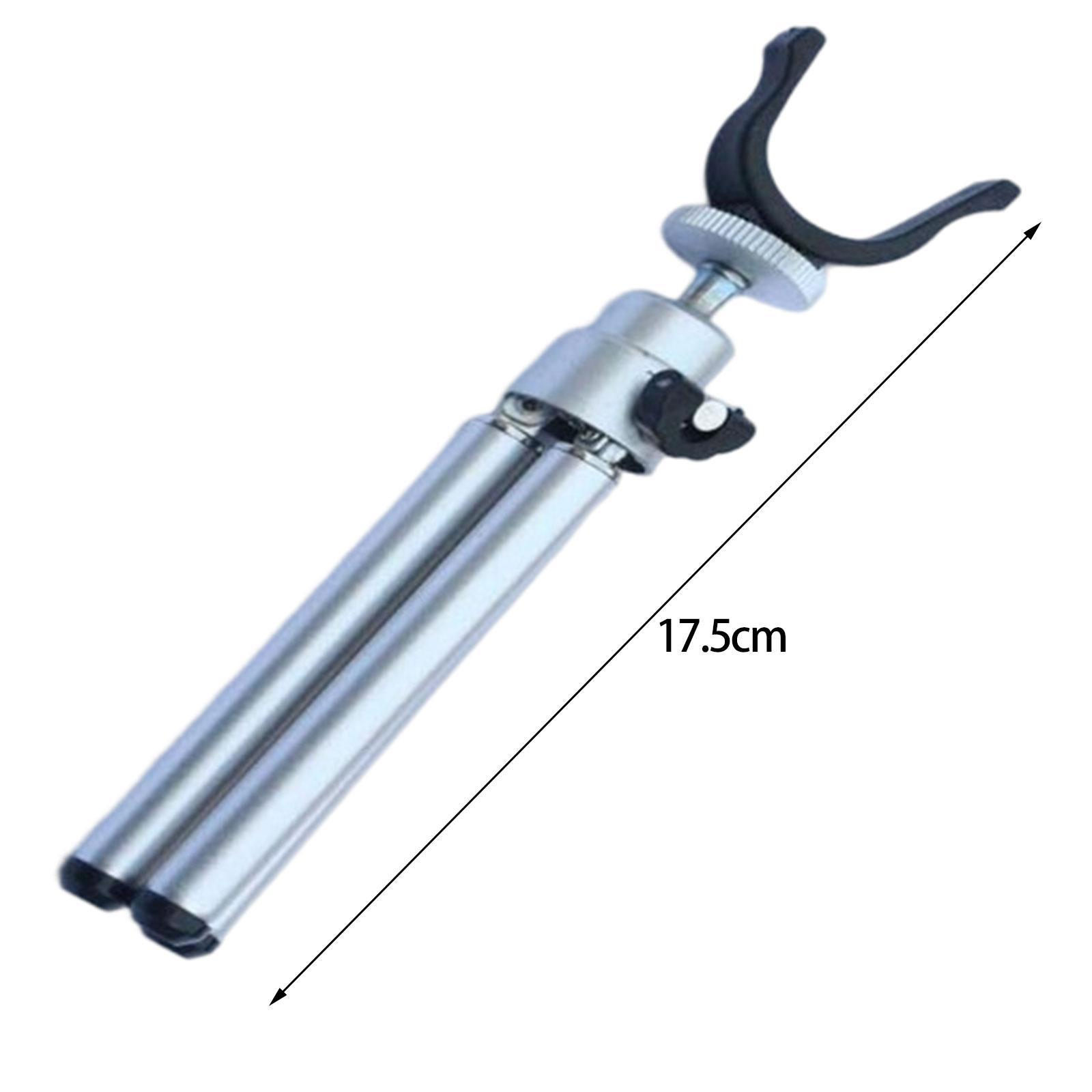 Fishing Pole Holder Ice Fishing Rod Tripod Alloy Fishing Gear Collapsible Folding Triangle Ice Fishing Rod Bracket Tripod Fishing Rod Holder