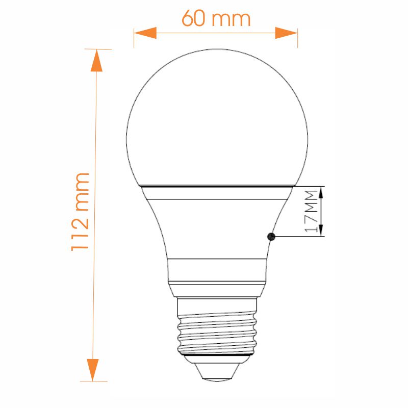 Bóng đèn Osram LEDSTAR CLASSIC A70 9W 6500K 850lm E27 - Ánh sáng Trắng