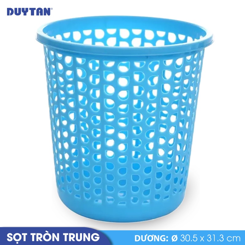 Sọt tròn trung nhựa Duy Tân - 22698 - Giao màu ngẫu nhiên - Hàng chính hãng