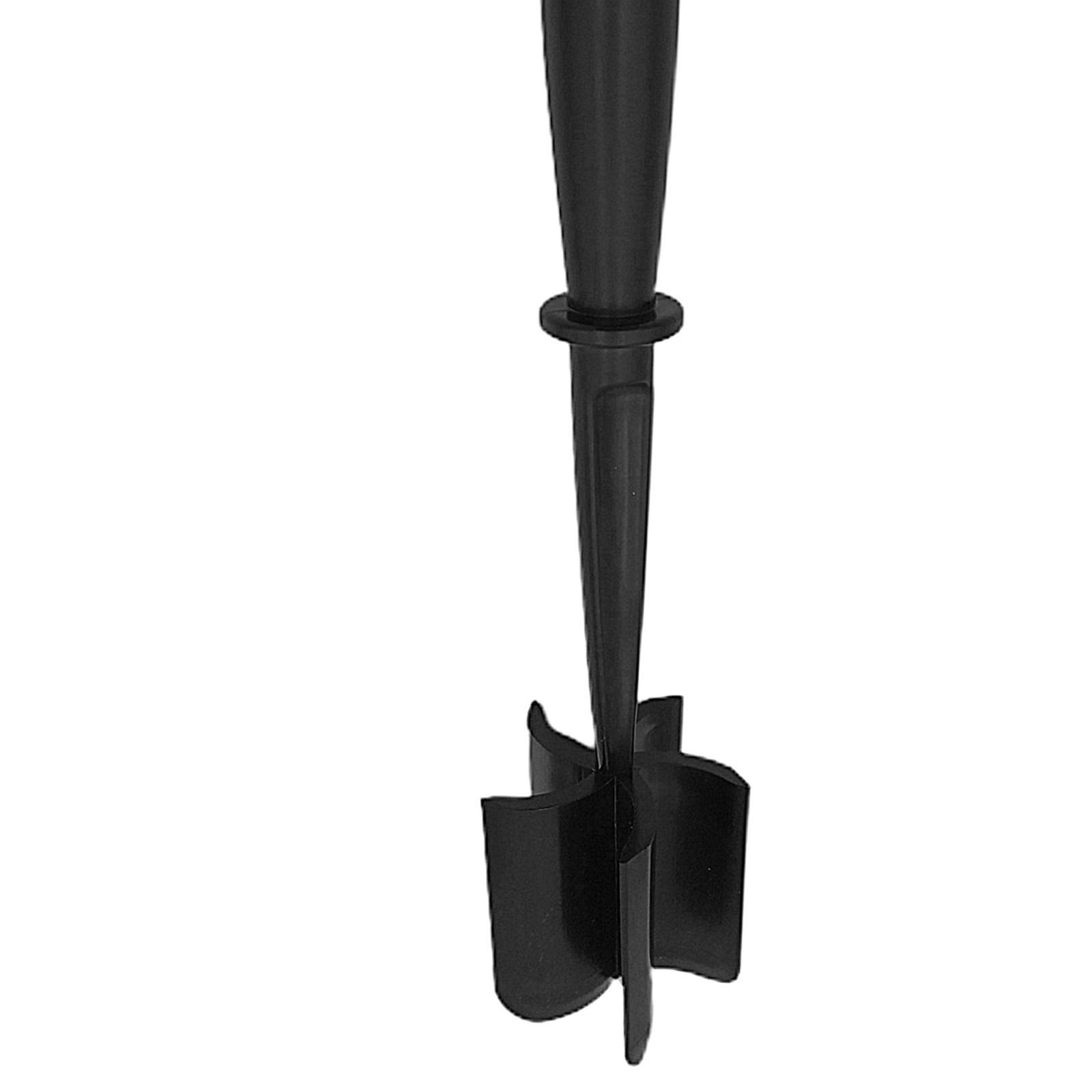 Plastic Meat/Potato Masher Safe for Non-Stick Cookware, Pack of 1, Black ,Hamburger Chopper Utensil