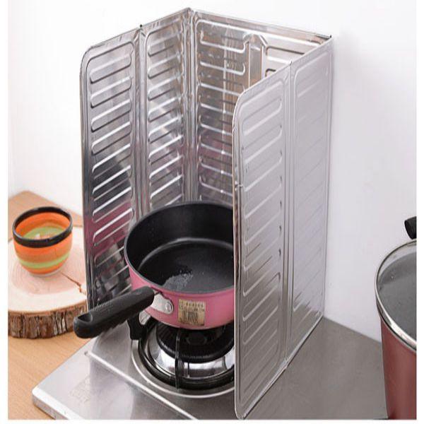 Combo 2 tấm chắn dầu mỡ chịu nhiệt tốt và dụng cụ ép chanh, trái cây tiện dụng bằng inox cao cấp - GDHN Loại Tốt