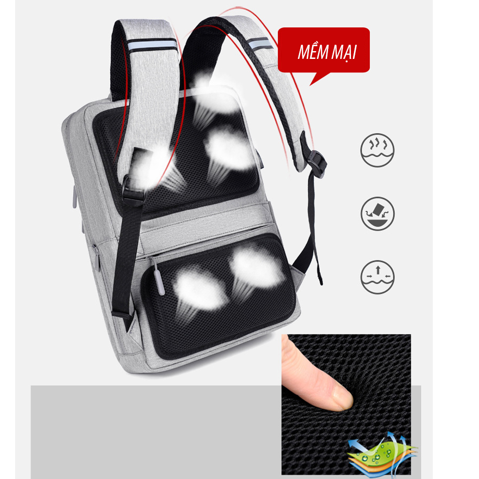 Balo Laptop nam – nữ công sở dạng hộp phong cách mới – BLLT5531