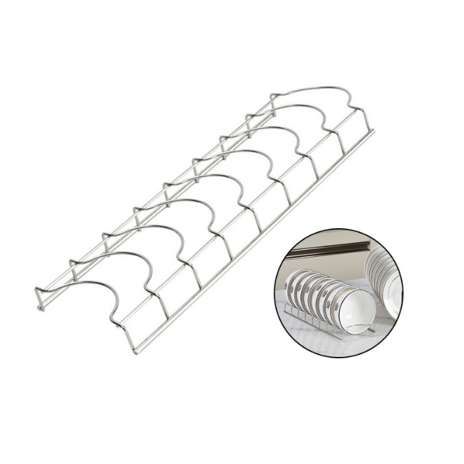 Giá Inox Úp Chén, Bát, Đĩa Ráo Nước, Không Lo Tróc Sơn, hạn chế diện tích gọn gàng tiện lợi