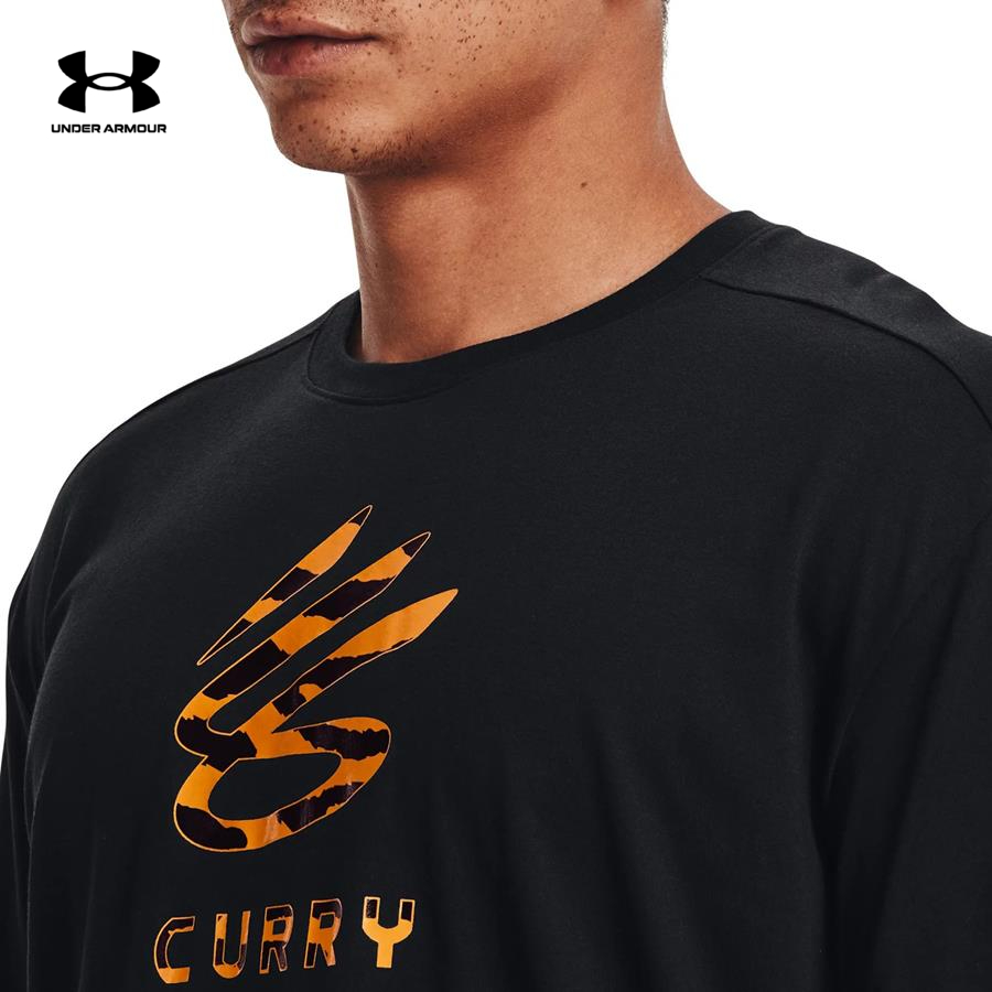 Áo thun tay ngắn thể thao nam Under Armour CURRY LILY TIGER LOGO - 1366623-001