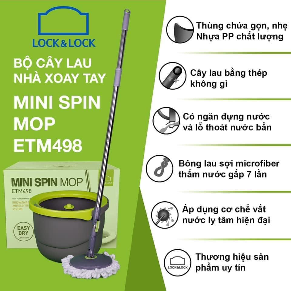 Cây lau nhà, Bộ lau nhà Lock and Lock ETM498 - BỘ LAU NHÀ HUQOPI HÀN QUỐC