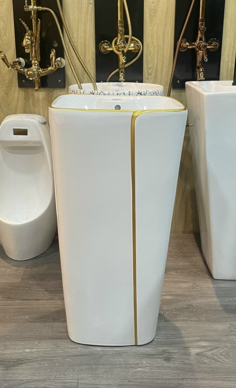 Bồn lavabo Juno Sofa mẫu đứng mới nhất hiện nay kích thước 42 x 35 x 84cm