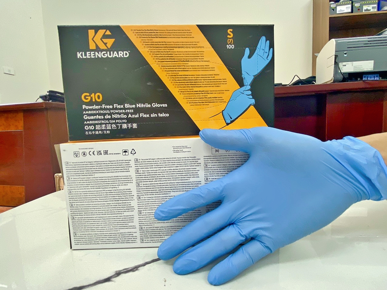 Găng tay Nitrile KLEENGUARD G10 hãng Kimberly-Clark Professional