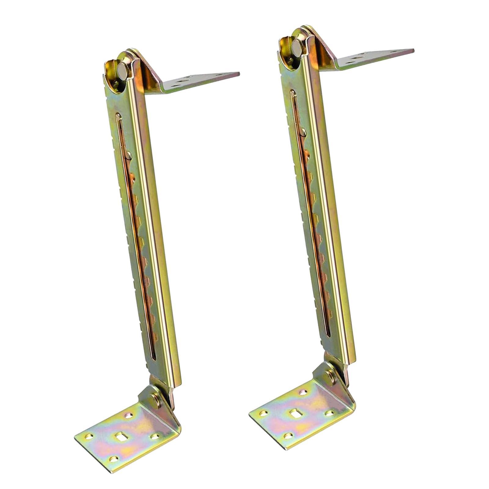2Pcs Lifting Rod Hinge Hardware 10 Gear Hinge up for Sofa Door Wardrobe