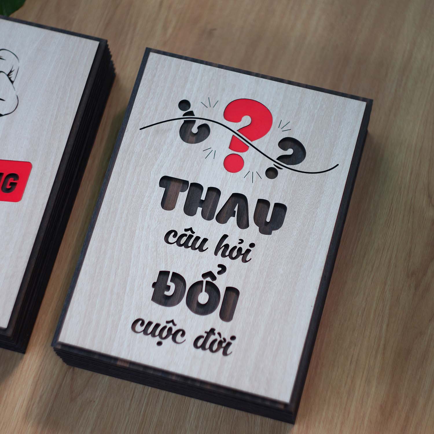 Tranh Châm Ngôn Cuộc Sống TBIG125: Thay câu hỏi đổi cuộc đời