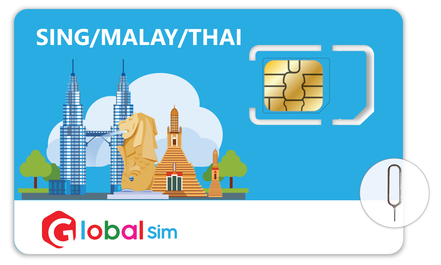 Sim Du Lịch Singapore &amp; Malaysia &amp; Thái Lan