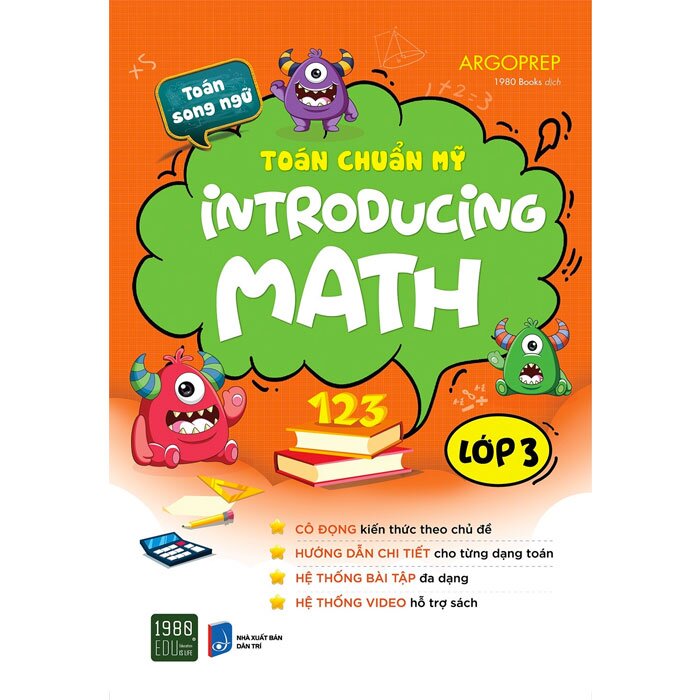 Sách - Toán Chuẩn Mỹ - Introducing Math Lớp 3 - 1980Books