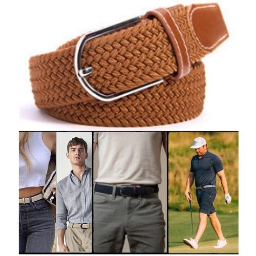 Thắt lưng vải co giãn bản 3,5cm Casual belt 39 lựa chọn màu sắc