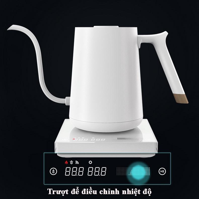 Ấm Điện Pour Over Smart Mini Timemore - Ấm Rót Drip Cao Cấp Tích Hợp Bếp Điện Thông Minh