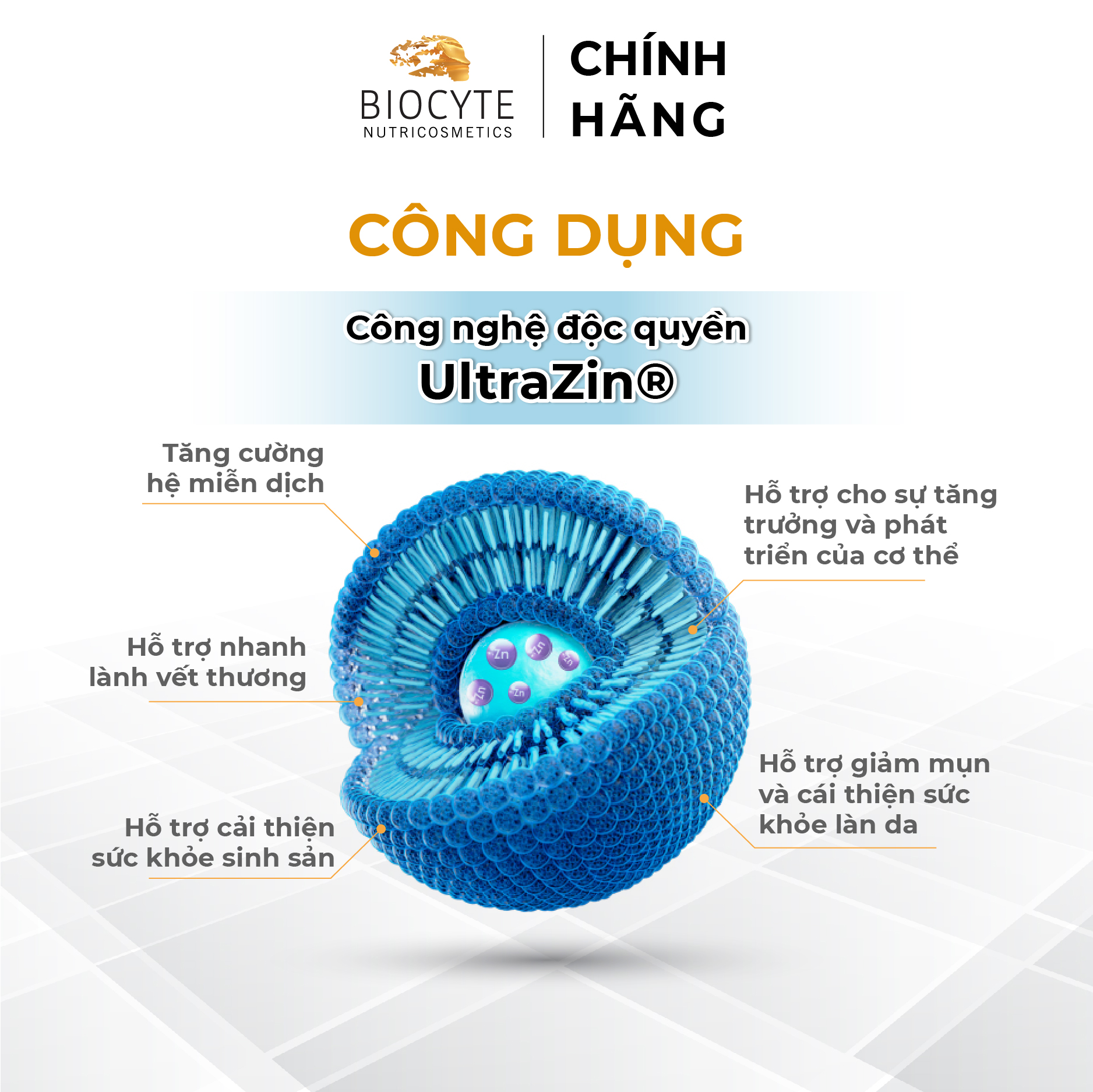 B18 Viên Uống Bổ Sung Kẽm - Zn Zinc Liposomal