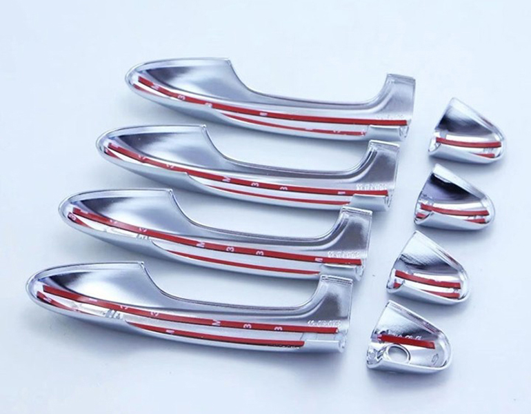 Bộ 4 Ốp Trang Trí Tay Cửa Cho Xe Toyota Vios 2014-2018