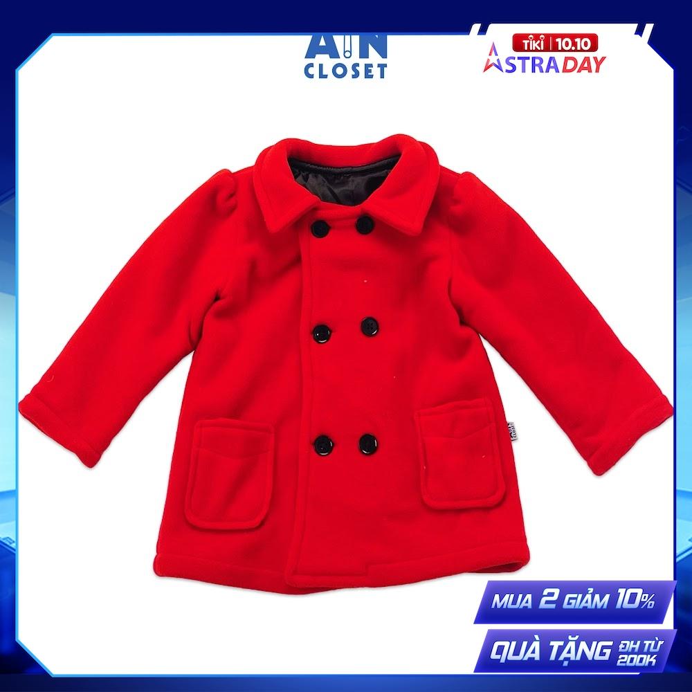 Áo khoác dáng vest bé gái Dạ đỏ - AICDBG0G6RZF - AIN Closet