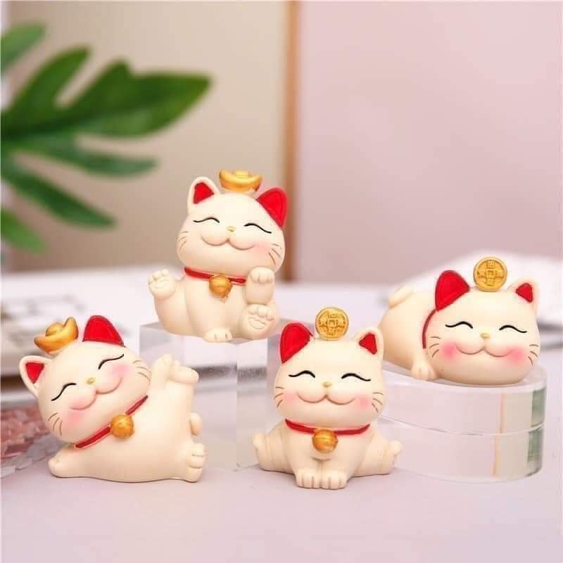 SET 4 MÈO THẦN TÀI MAY MẮN DỄ THƯƠNG