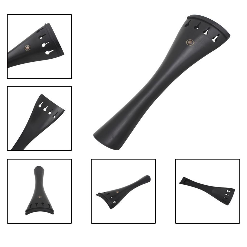 Handmade Ebony Cello Harp Tailpiece Wood Tailpiece for 3/4 4/4 Cello