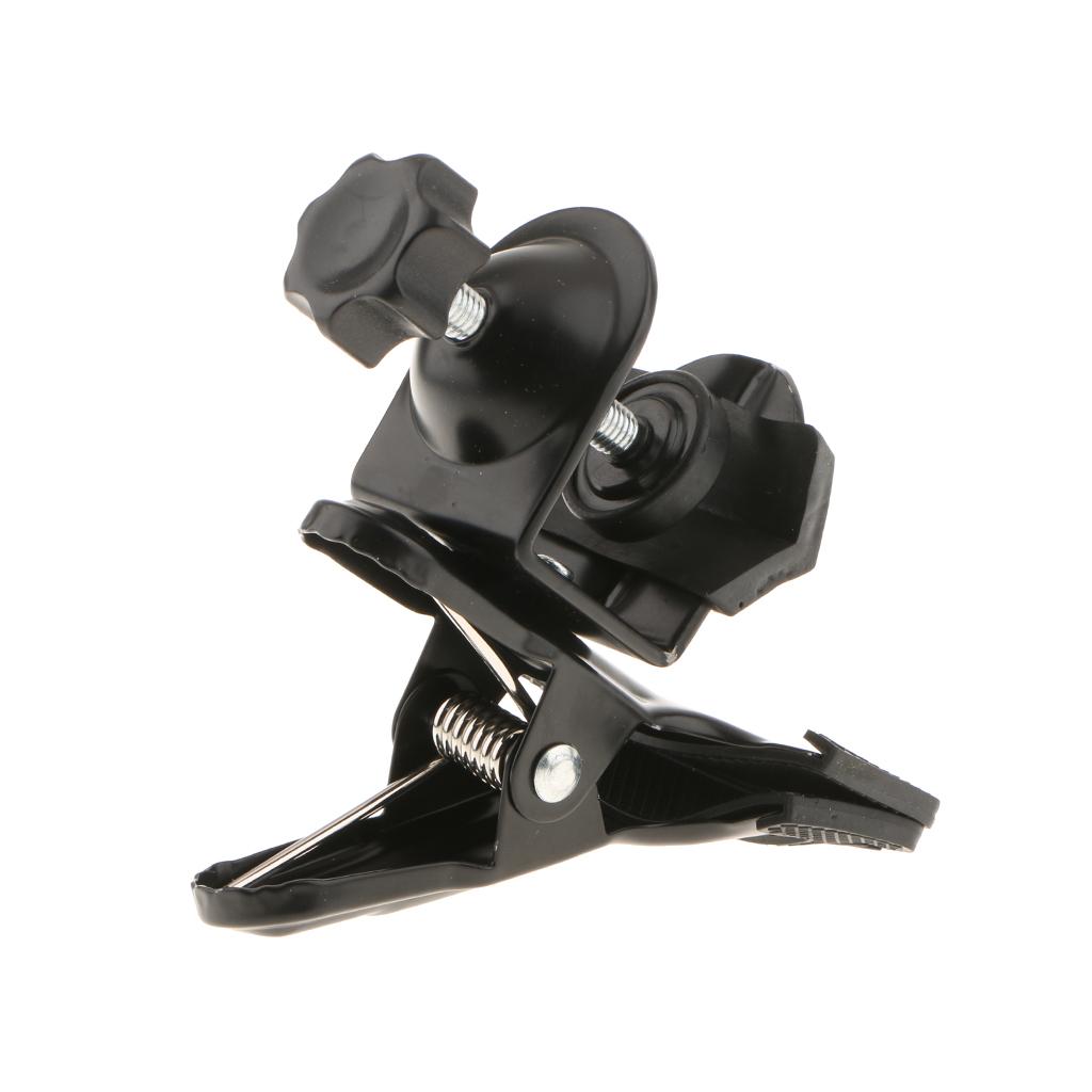 Multi-functional Backdrop Clamp with Photo Studio Light Stand U Clamp Clip
