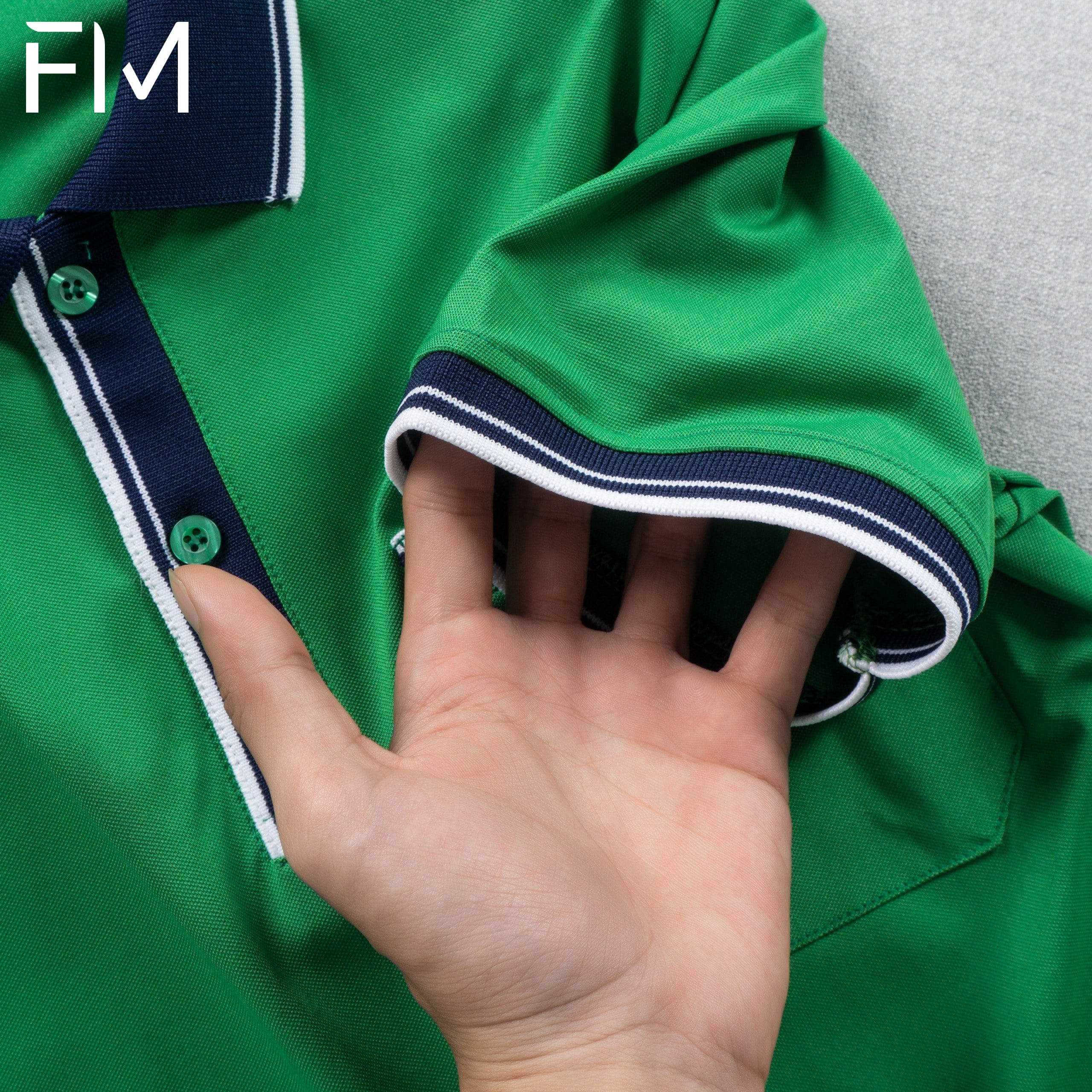 Áo thun có cổ ngắn tay thời trang nam, chất vải cotton cao cấp, co giãn tốt, mặc mát - FORMEN SHOP - FMPS203