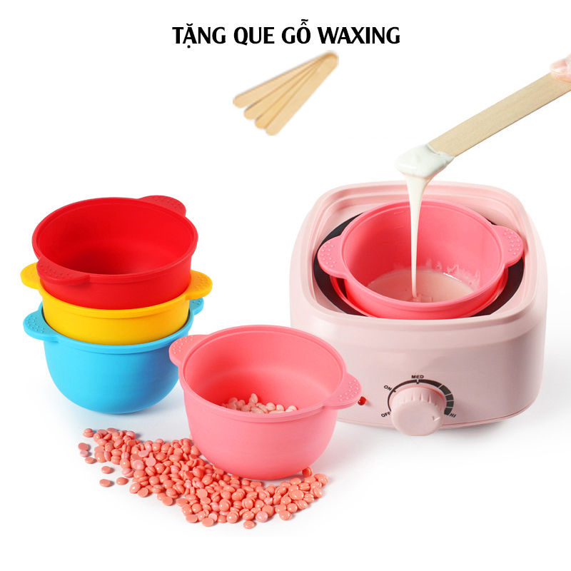 NỒI NẤU SÁP WAX LÔNG CHỐNG DÍNH Chuyên Dụng, Có Thể Gấp Gọn, Tiện lợi, Dễ dàng sử dụng, Wax lông toàn thân an toàn, hiệu quả tại nhà - Giao màu ngẫu nhiên