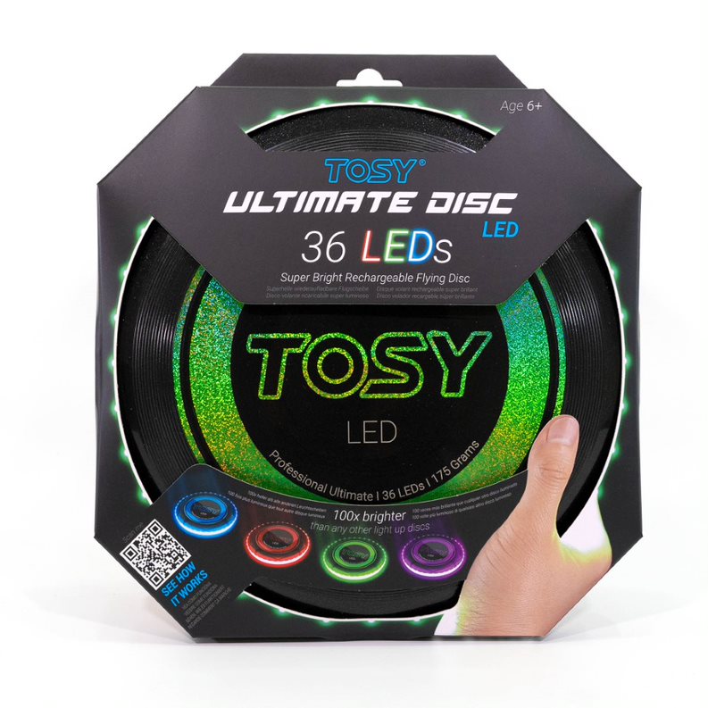 Đĩa ném TOSY Ultimate Disc - 36 LEDs Xanh lá