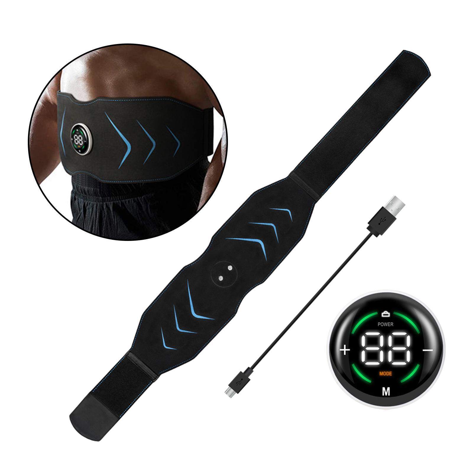 Ab Belt Abdominal Muscle Toner, Abs Stimulator Abs Belt Muscle Toning Belt for Men Women Training Device