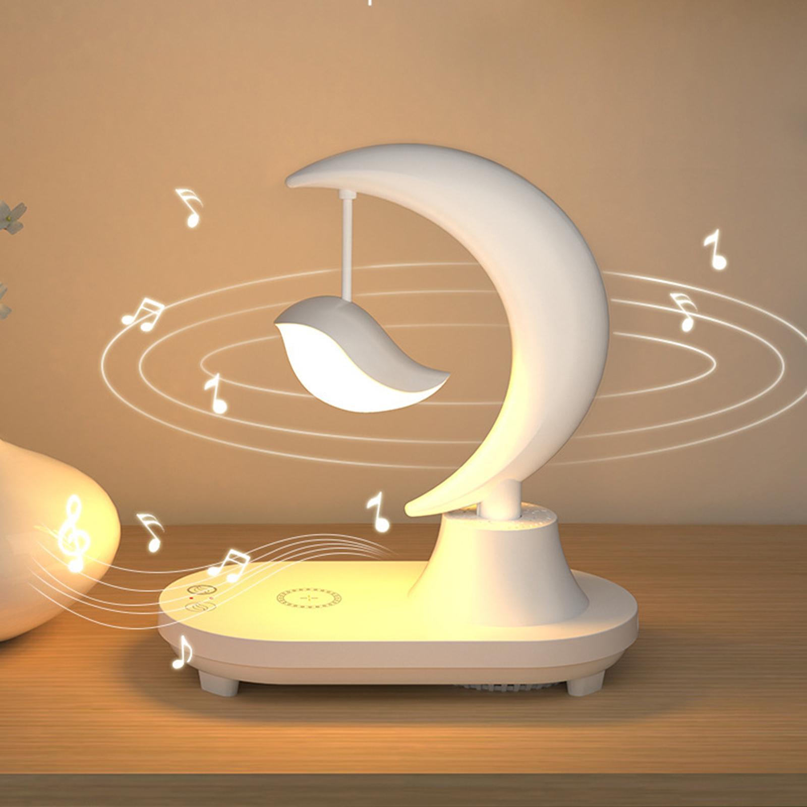 3 in 1 Table Night Light Dimmable Portable for Home Decor wireless charger
