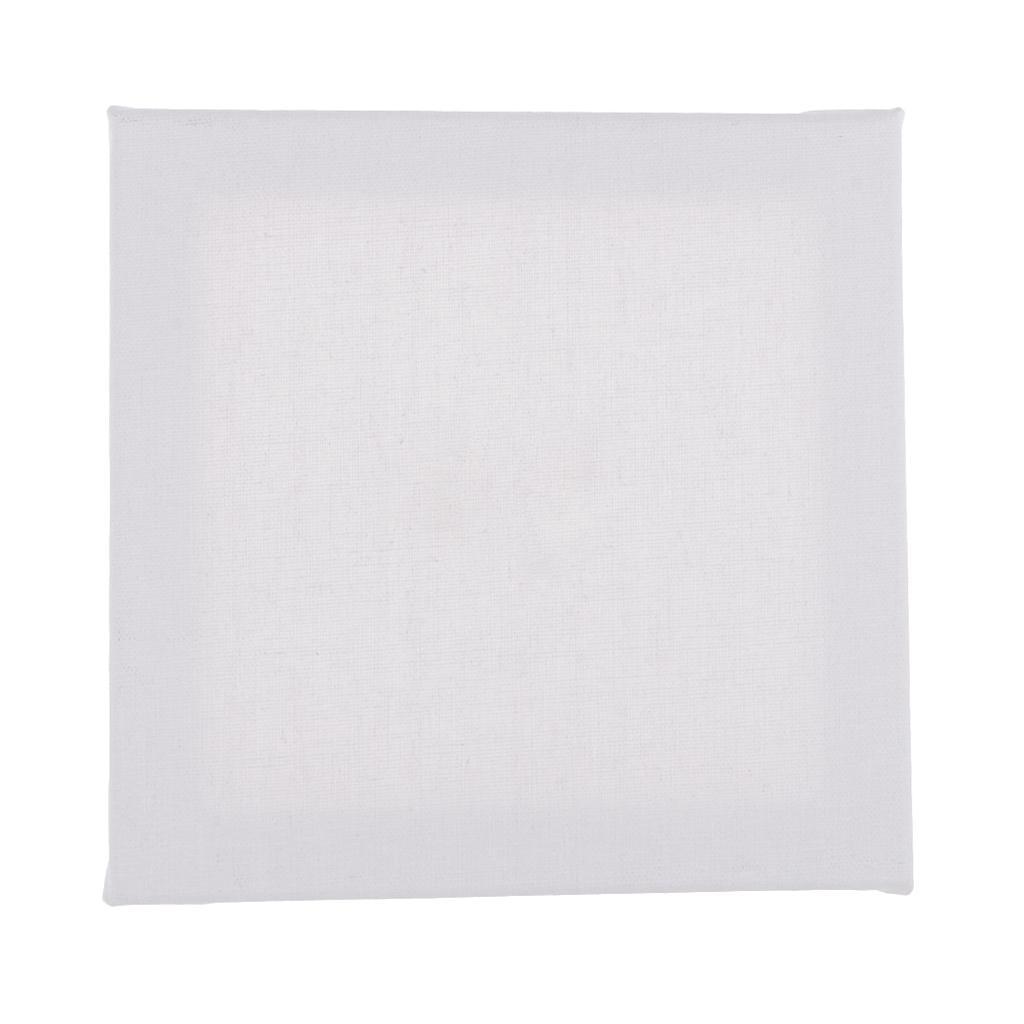 4 Pieces Blank Canvas Board Wooden Frame For Oil Acrylic Painting
