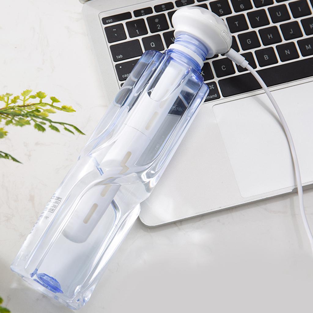 Portable Air Humidifier Bottle Mist Maker Stick LED Light For Home Office