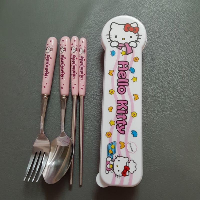 SET ĐŨA MUỖNG NĨA CÁN SỨ HELLO KITTY