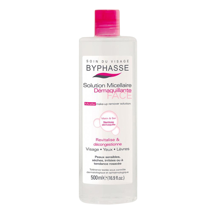 Combo Nước Tẩy Trang Byphasse Micellar Make-Up Remover Solution + Nước Hoa Hồng Dưỡng Da Byphasse Face Soft Toner Lotion