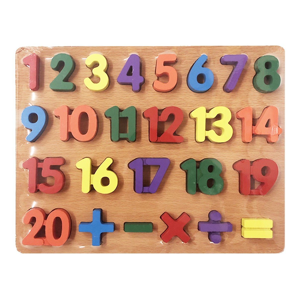 Combo 2 Bảng nổi: Bảng 20 Số Cộng Trừ - Bảng Nổi Tiếng Việt In Hoa Mykids