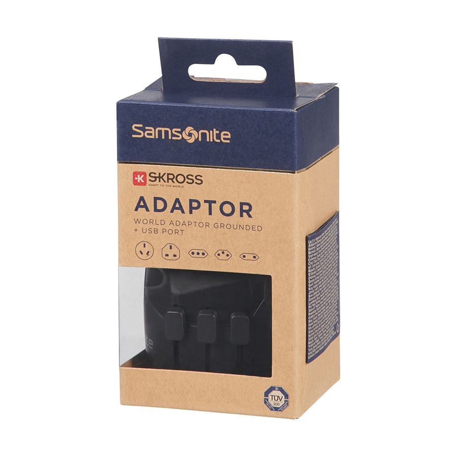 Global TA Worldwide Adapter + USB SAMSONITE - MỸ