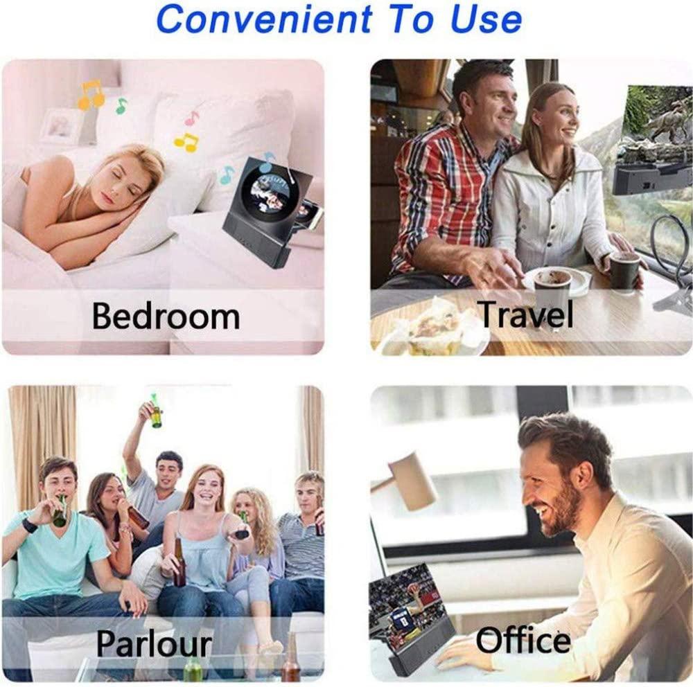 Kính lúp màn hình điện thoại, Bộ khuếch đại 12″ có loa cho tất cả điện thoại thông minh