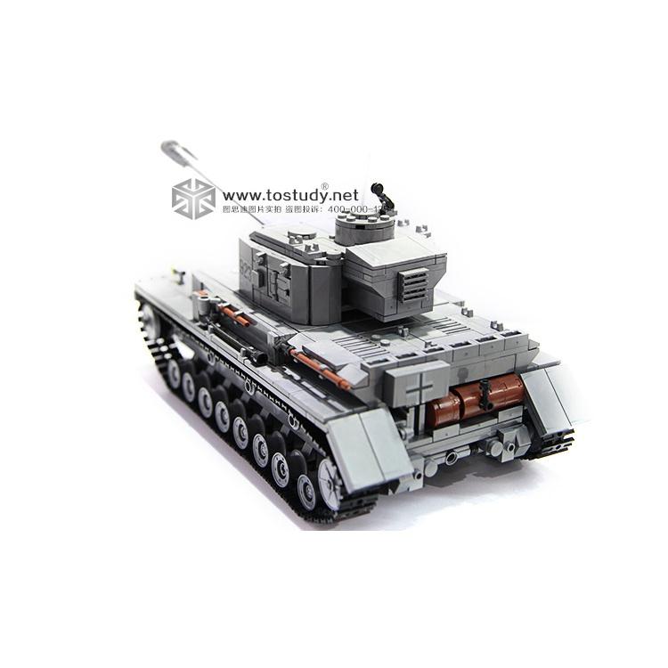 Đồ chơi Lắp Ráp Xe Tank Đức Thế chiến II - Kazi 82012 Tank War II - Xếp hình thông minh - Mô hình trí tuệ