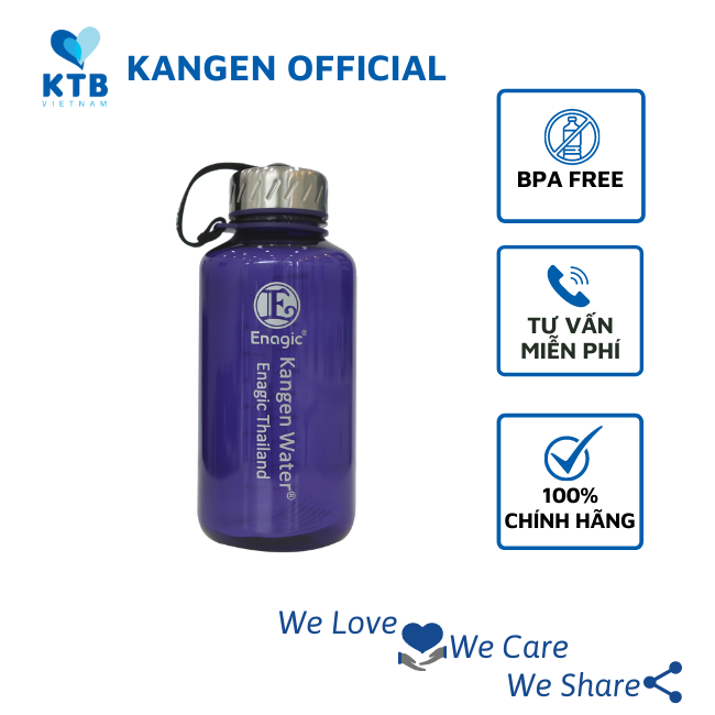 Bình nước chống tia UV 1L nhập khẩu Enagic chính hãng - KANGEN KTB VN