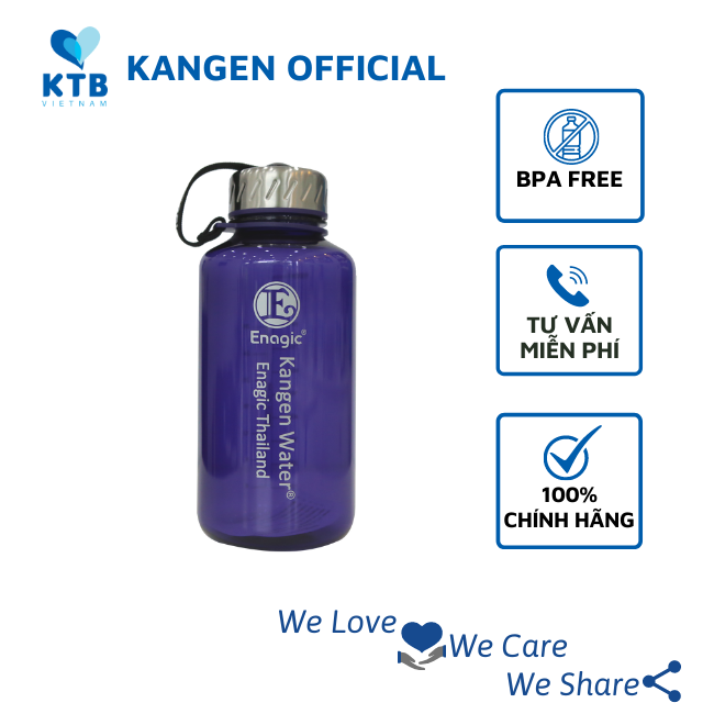 Bình nước chống tia UV 1L nhập khẩu Enagic chính hãng  - KANGEN KTB VN