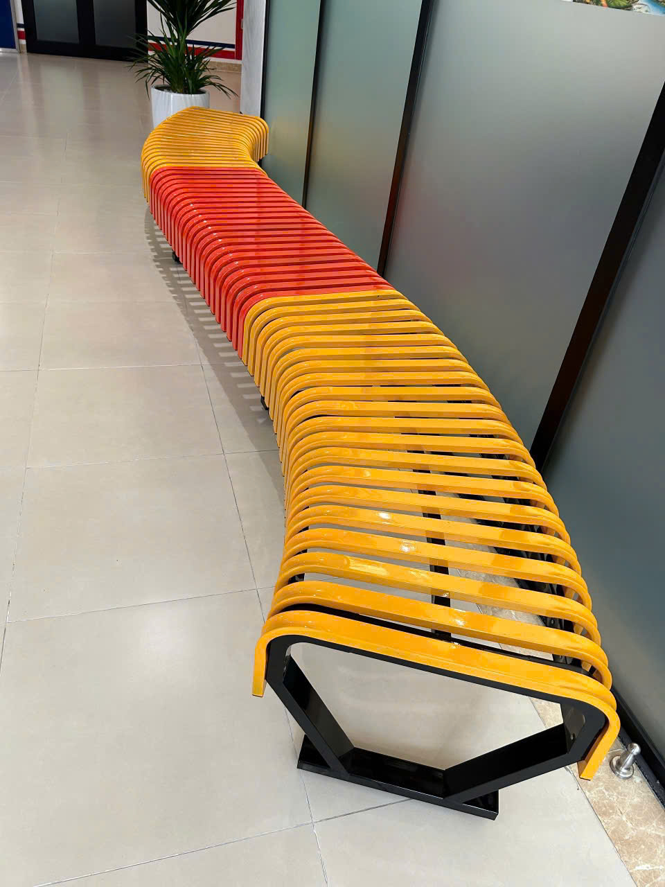 Ghế sắt kiến trúc Tundo kích thước 4,5m